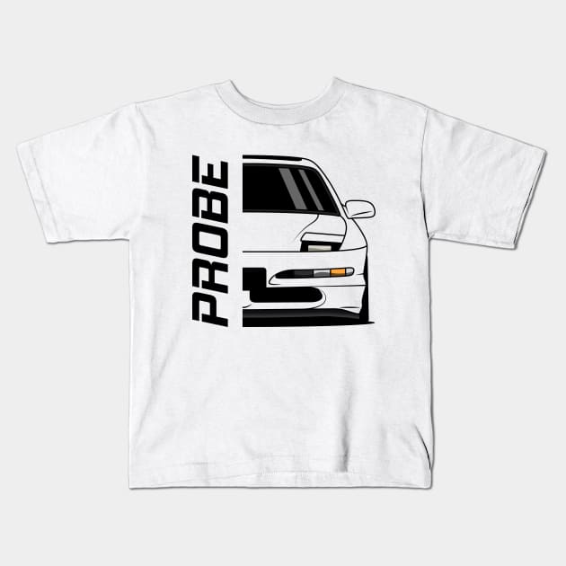 Front Racing Probe Kids T-Shirt by GoldenTuners